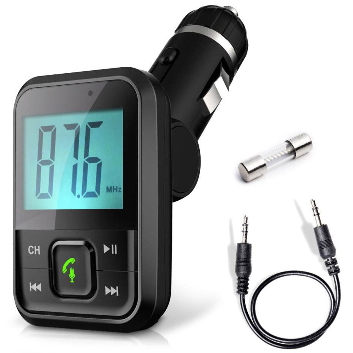 Pyle PBT95 Bluetooth FM Radio Transmitter with MP3 USB Micro SD AUX